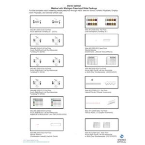Slide Package (12) Optec 5000 Series - Michigan Preschool