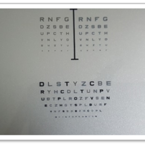 Vectographic Reading Card