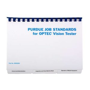 Misc - Purdue Job Standards Book w/ 5 Pads of Recording Forms