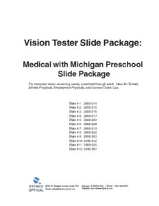 thumbnail of Medical Mich. Preschool Slide Pkg (70222)